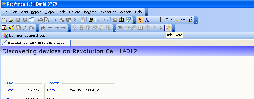 Figure 18. Scanning for Recorder