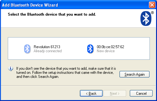 Figure 2. Devices Found