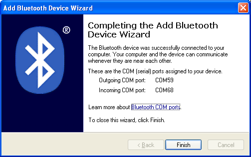 Figure 4. COM Port Assignments
