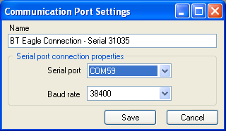 Figure 9. Connection Properties Example