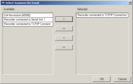 Figure 2. Available recorders and communication ports
