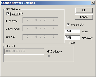 Figure 4. Dynamic IP Settings