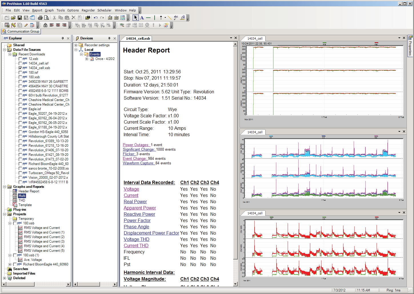 Figure 1. Multiple tabs