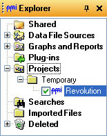 Figure 1. Explorer panel
