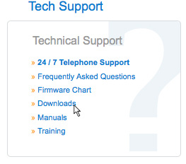 Figure 2. Click the 'downloads' link.