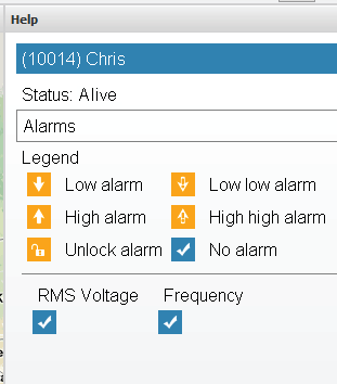 Figure 6. Recorder help menu