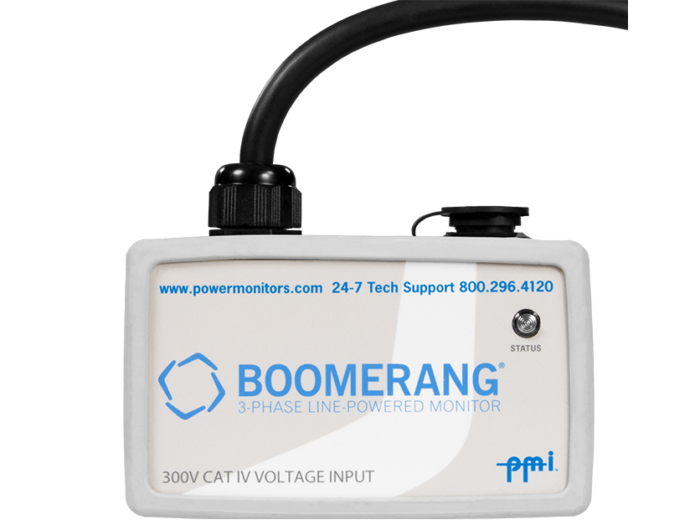 boomerang 3 phase voltage power monitor SCADA
