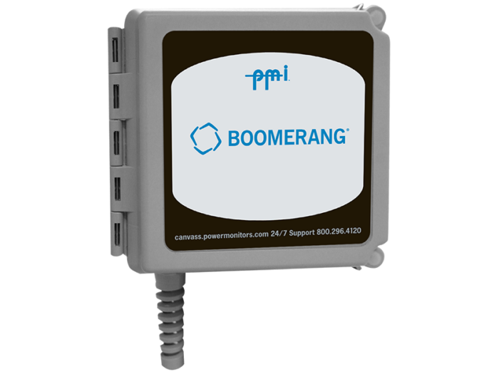 boomerang pole mount voltage current power monitor SCADA