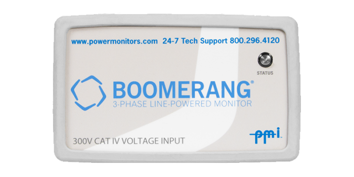 PMI's Boomerang 3-Phase Line-Powered Monitor.