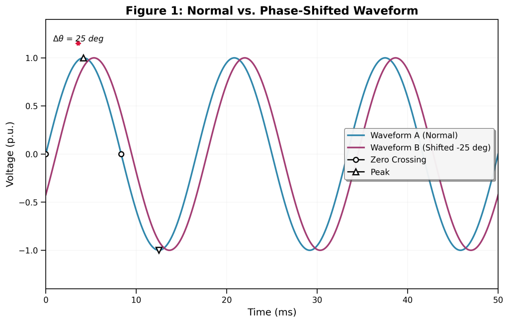 Figure 1. Normal vs. Phase-Shifted Waveform