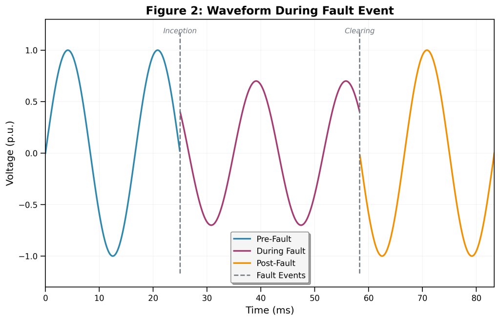 Figure 2. Waveform During Fault Event