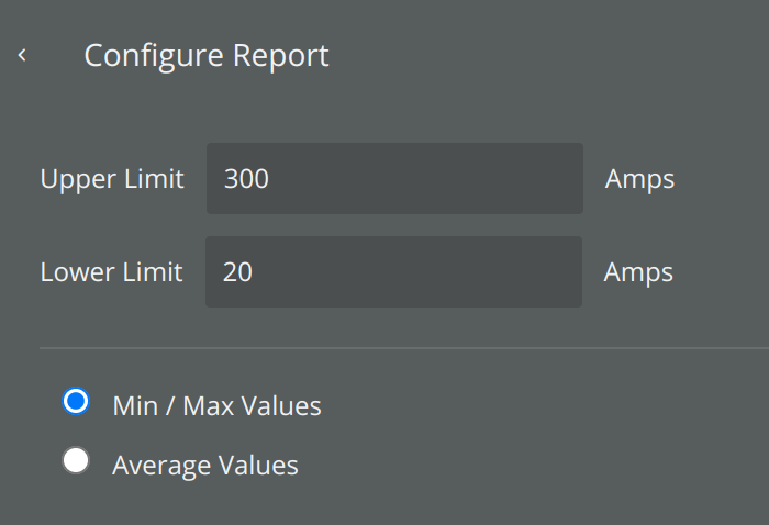 Figure 5. Confirguring the Report